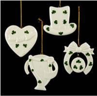 HORSE SHOE, HARP, HEART,HAT 4PC